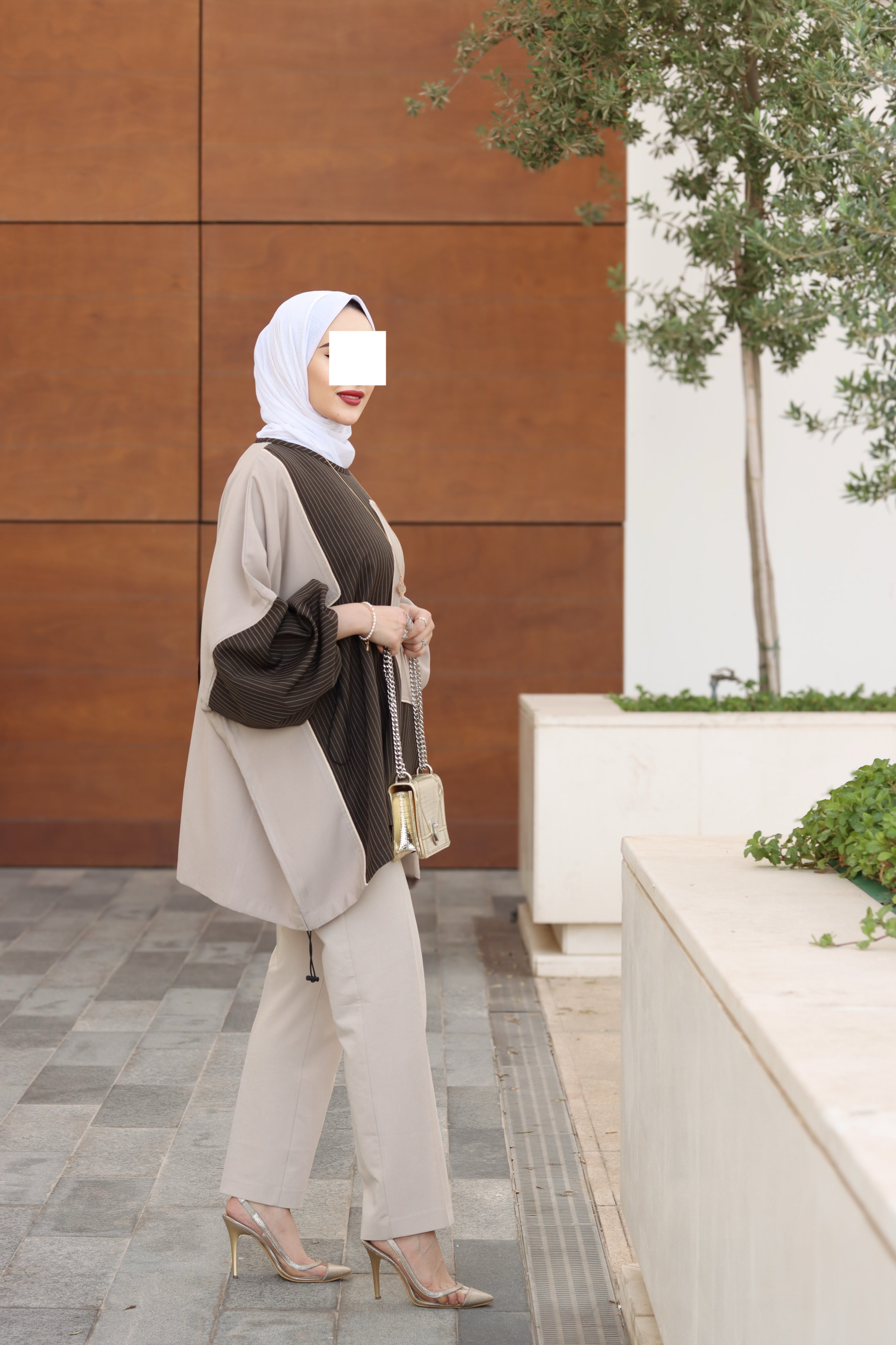 Espresso Harmony Poplin & Chamois Vest Set