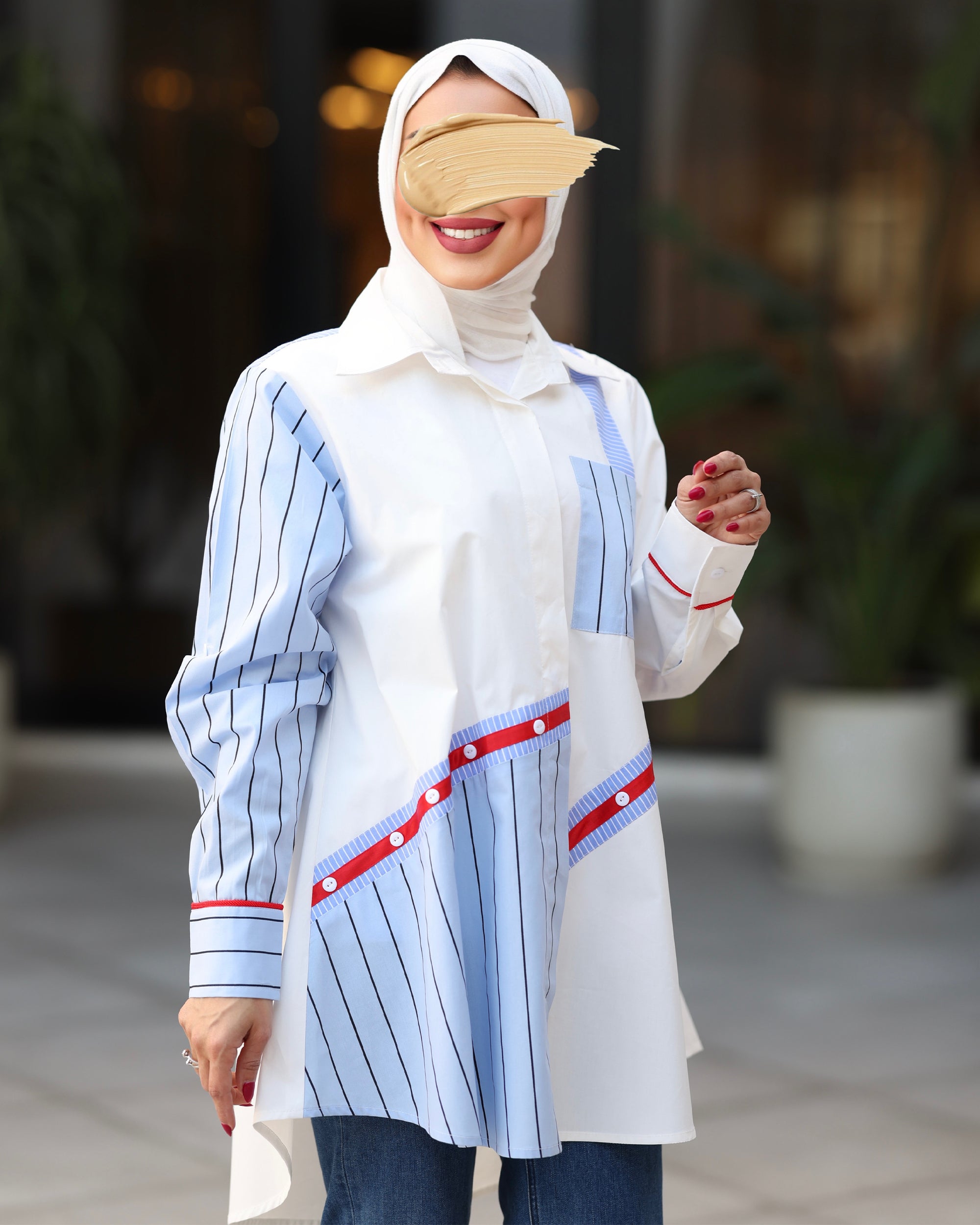 Bold Stripes Poplin Shirt