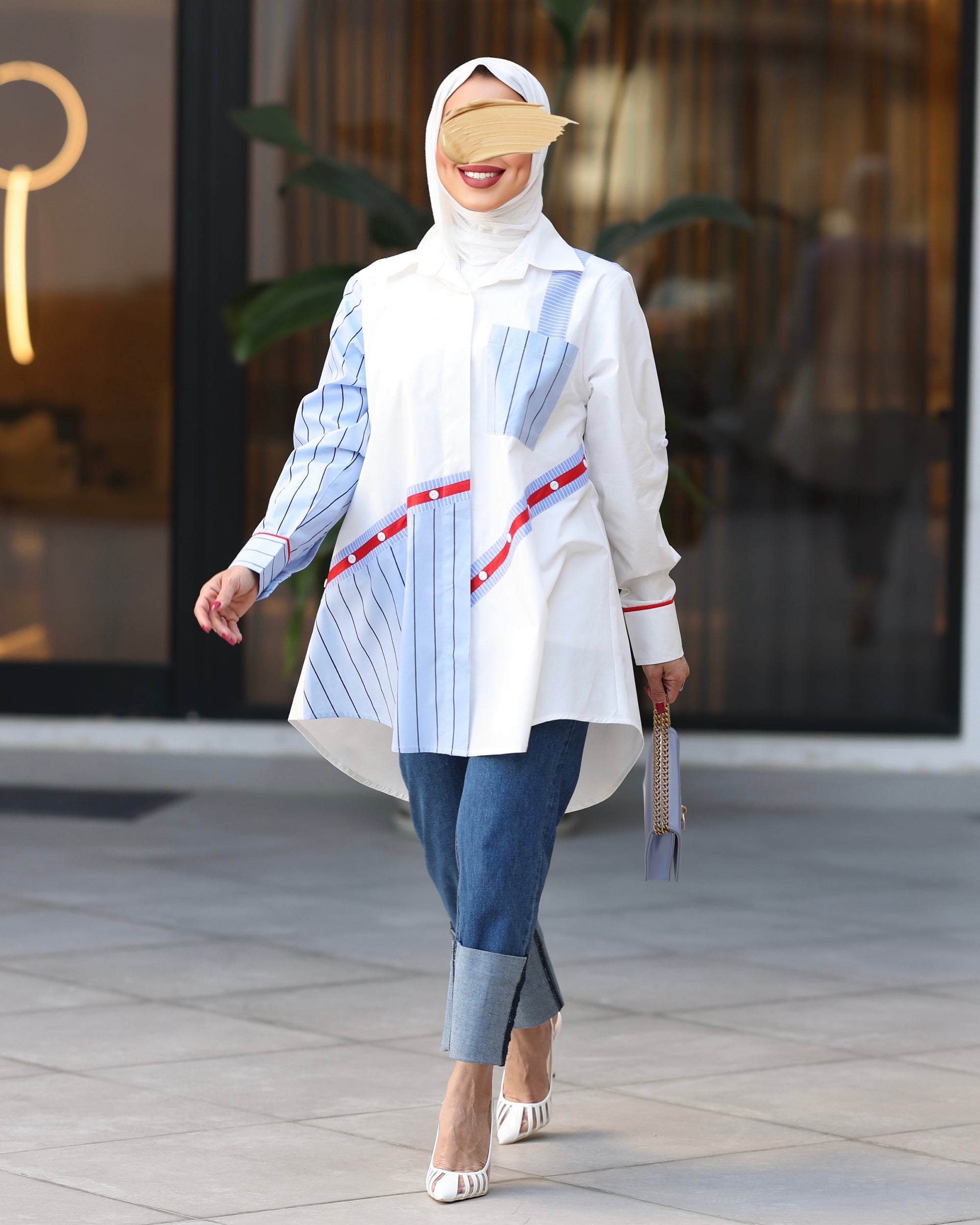 Bold Stripes Poplin Shirt