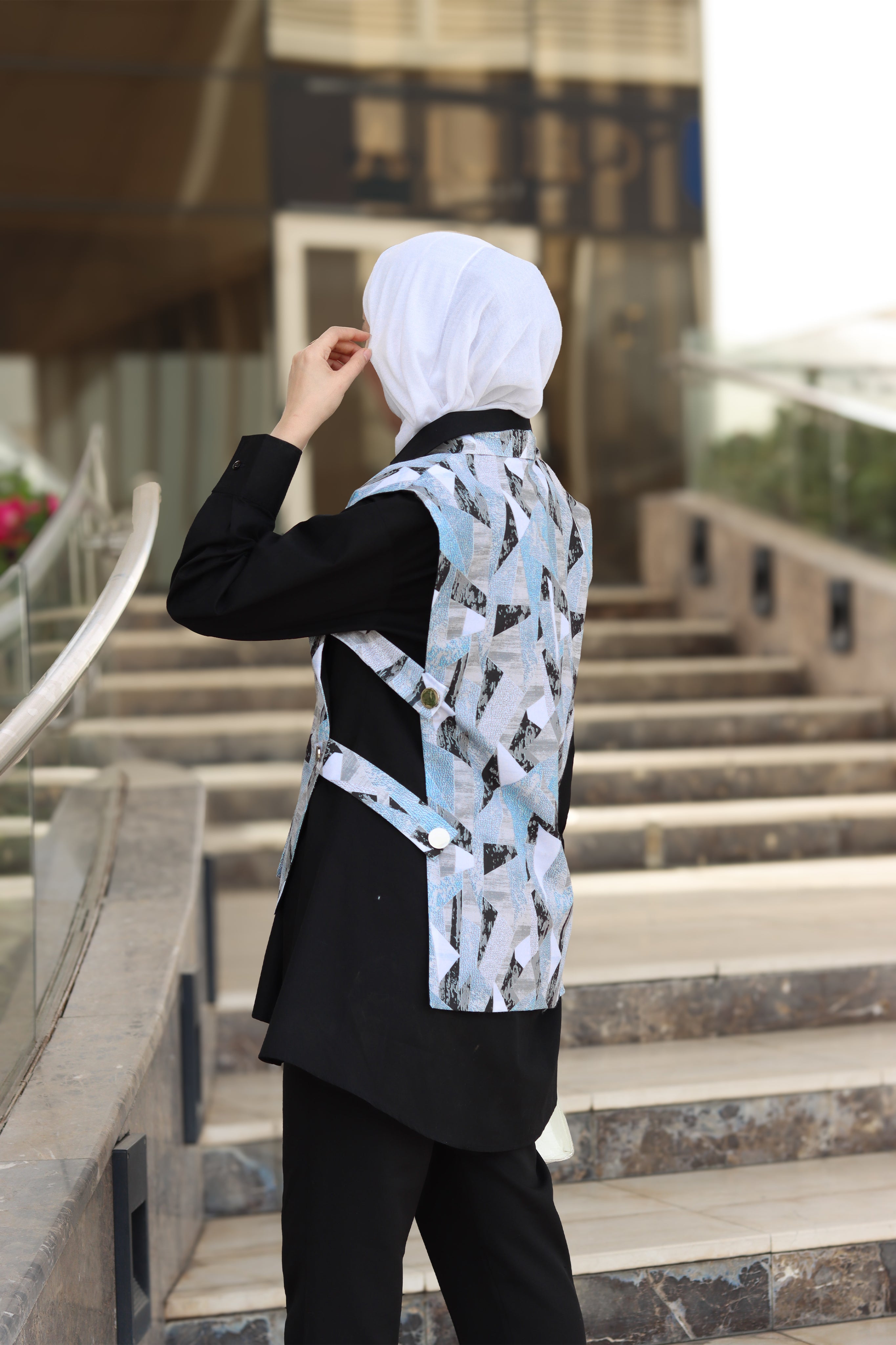 قميص و سترة بوبلين بريزم نوار