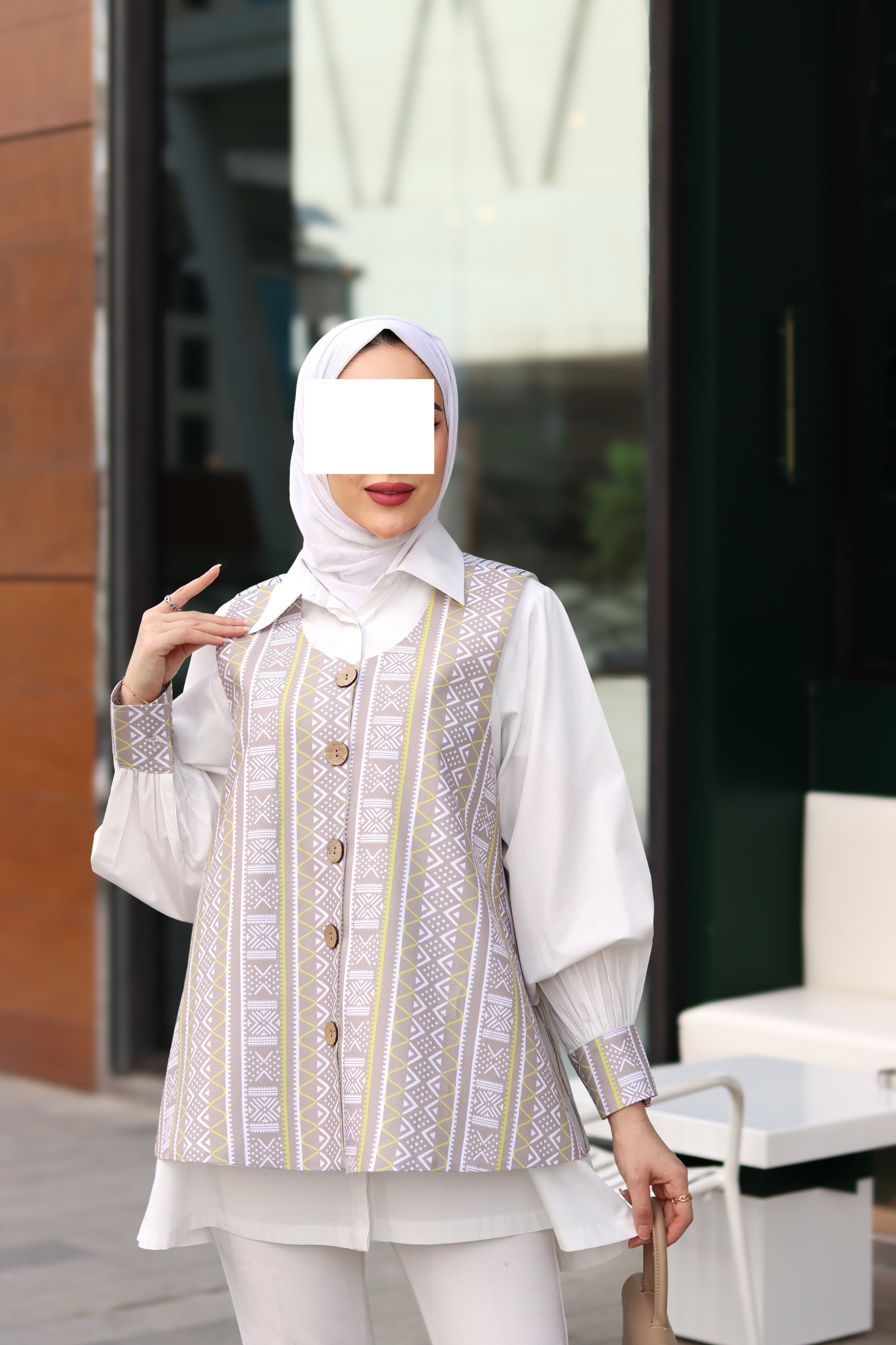Desert Prism Poplin Shirt & Vest