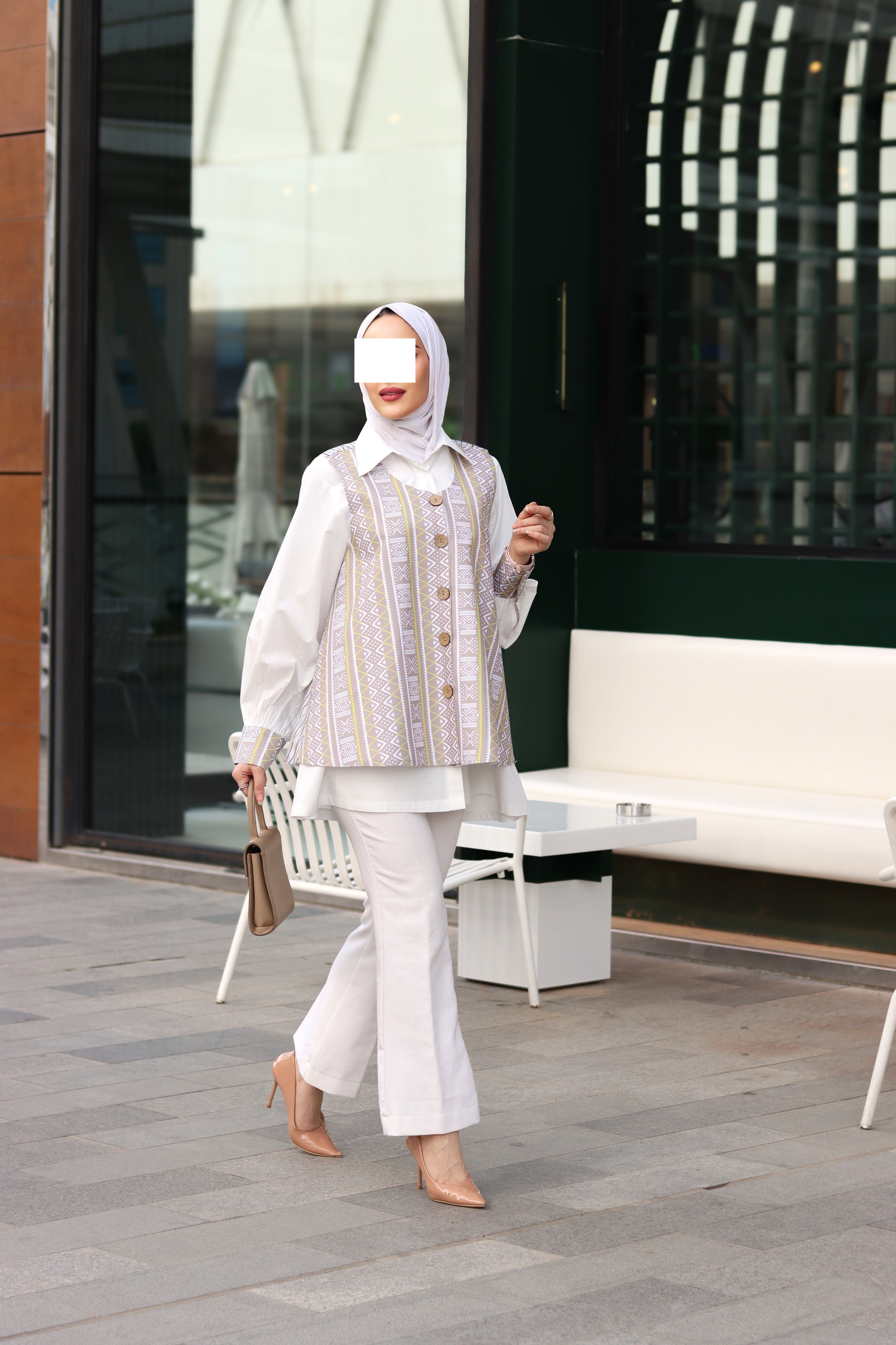 Desert Prism Poplin Shirt & Vest