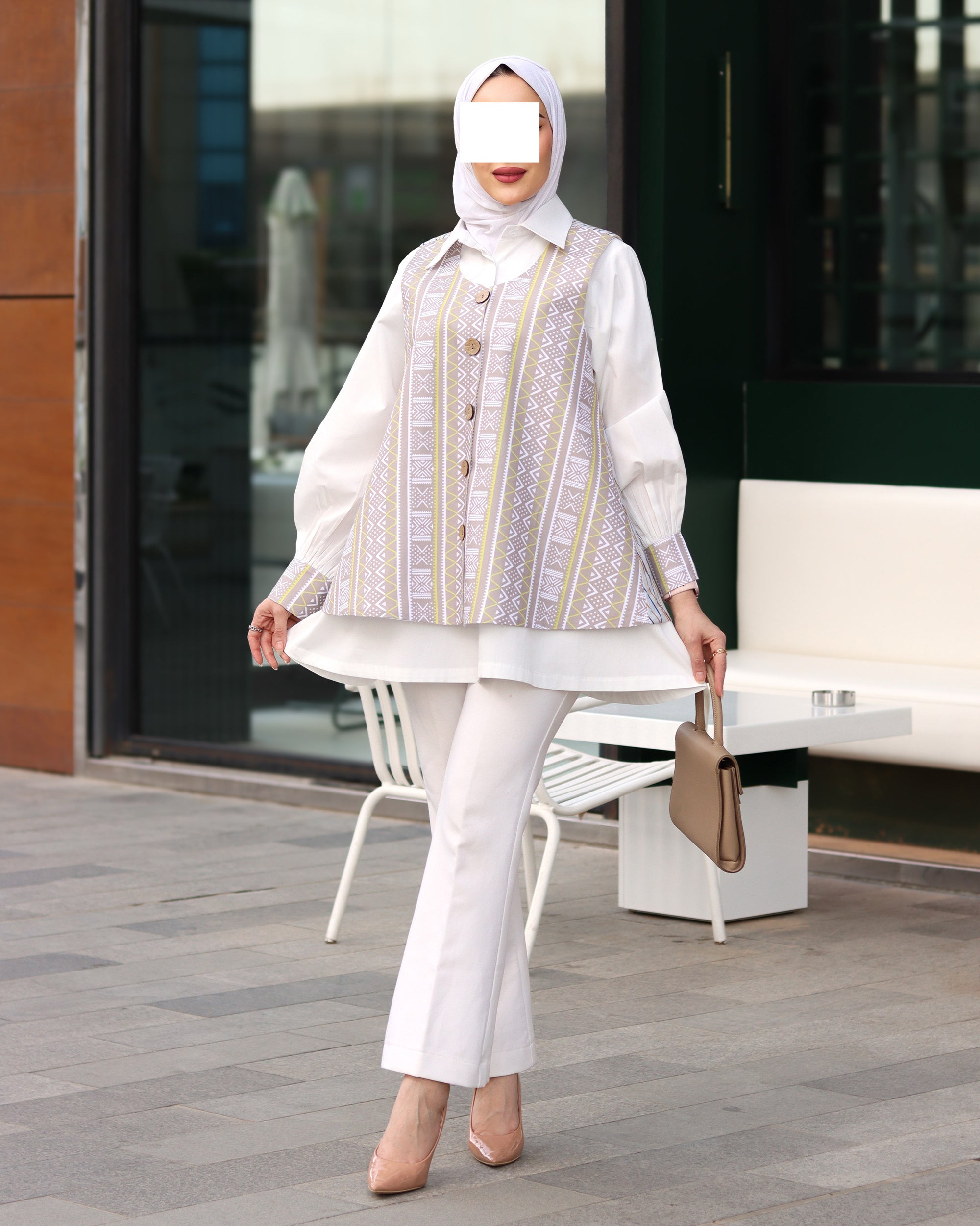 Desert Prism Poplin Shirt & Vest