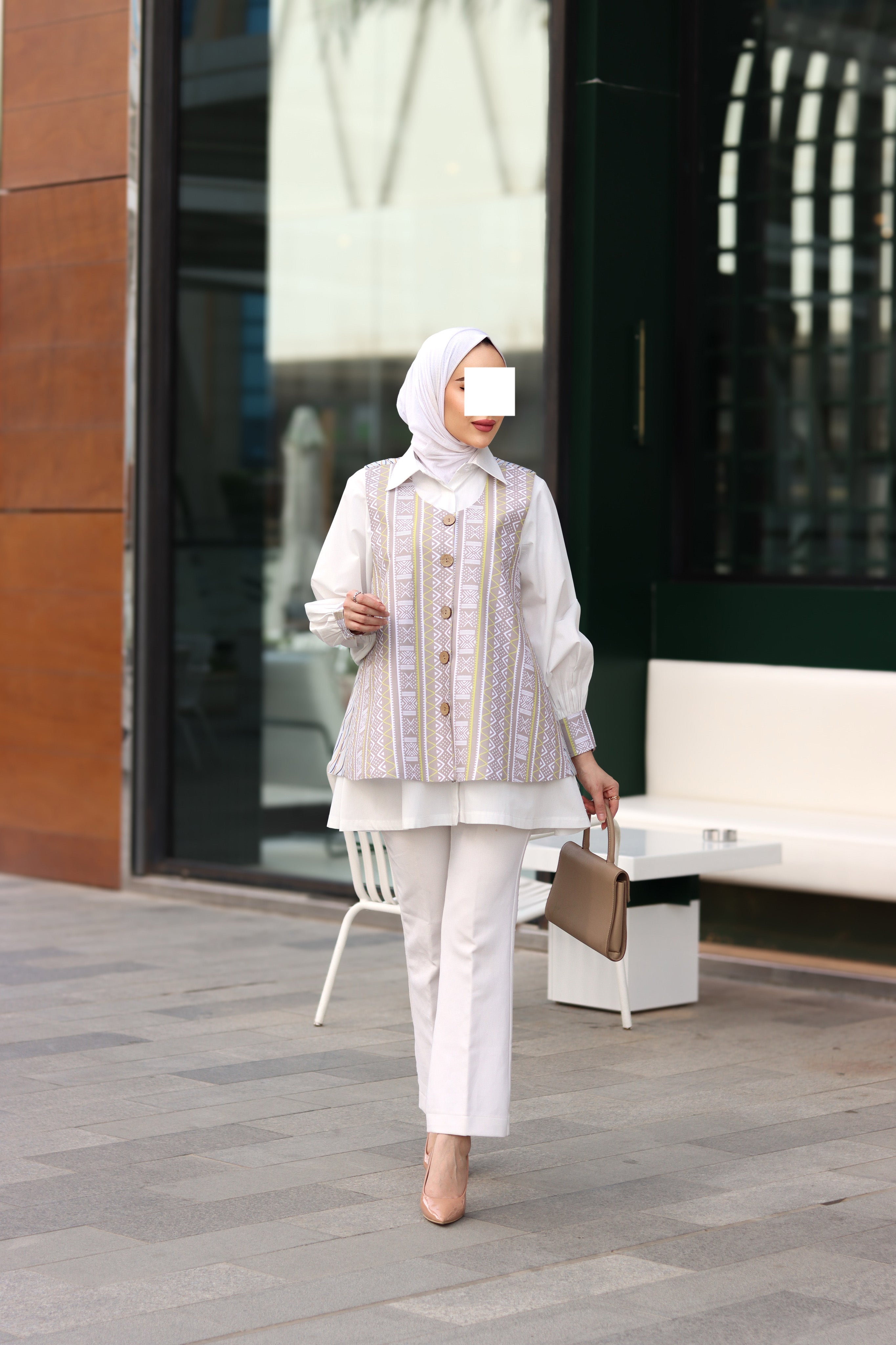 Desert Prism Poplin Shirt & Vest