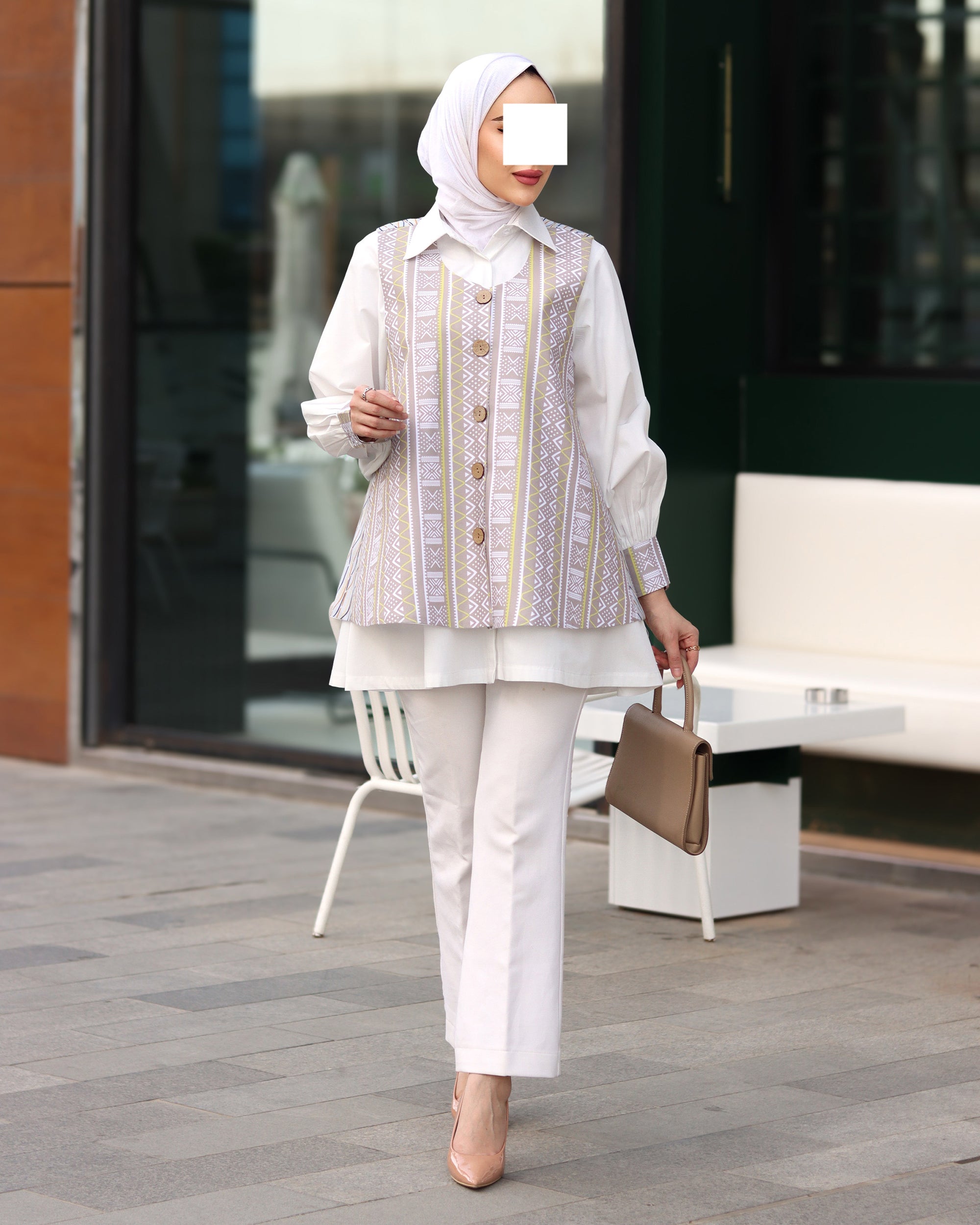 Desert Prism Poplin Shirt & Vest