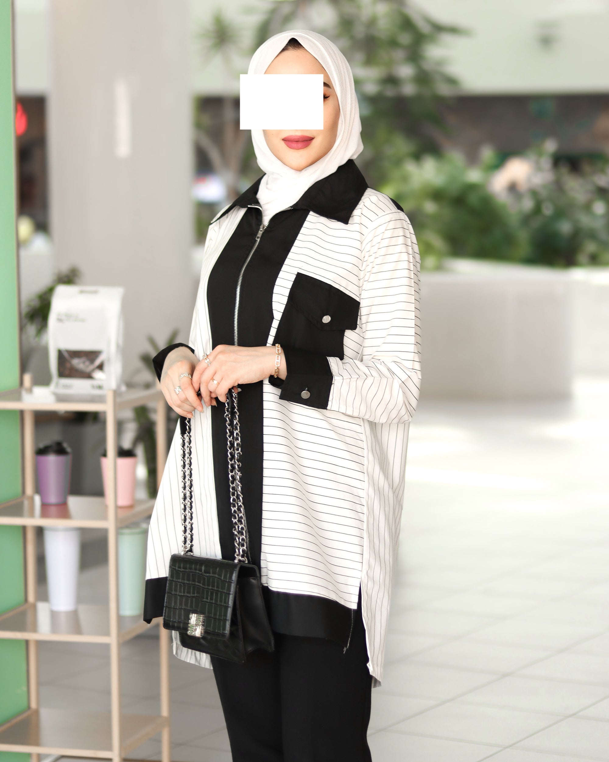 قميص بوبلين مونوإيدج