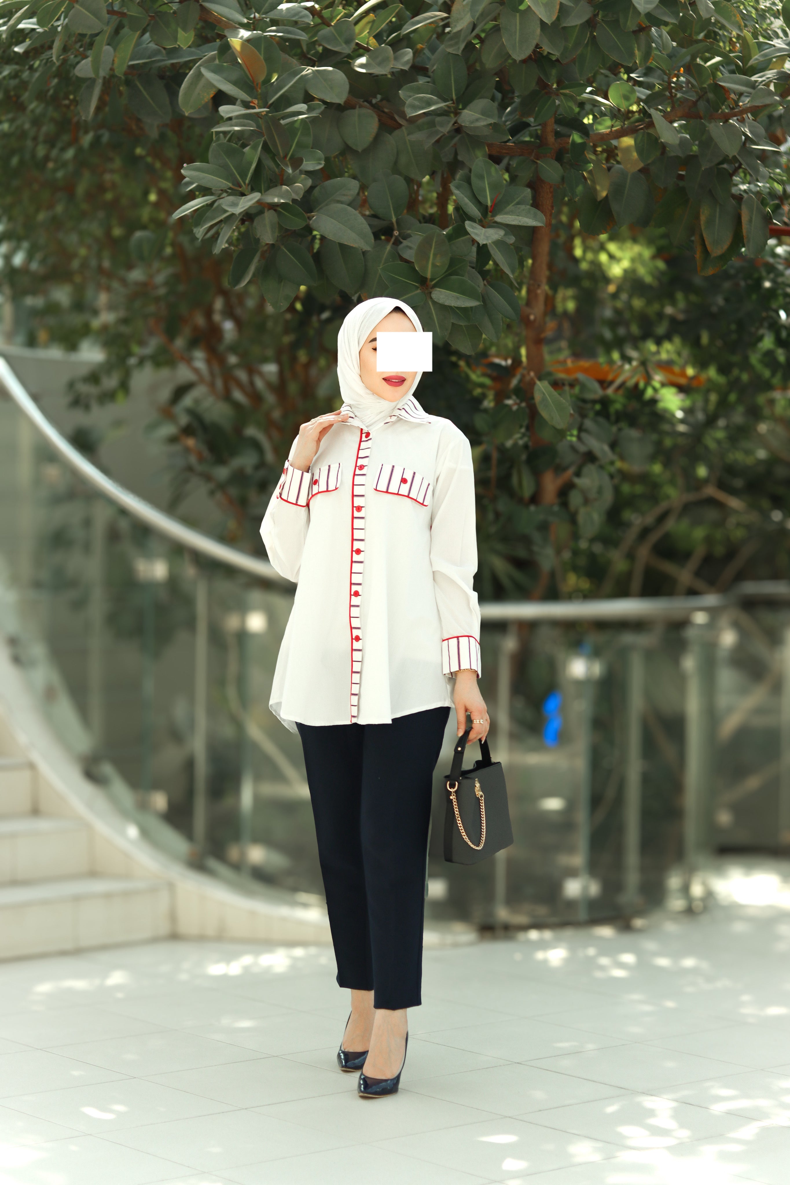 Crimson Stitch Poplin Shirt