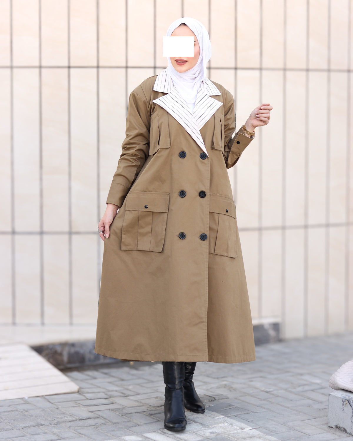 Urban Line Poplin Trench Coat
