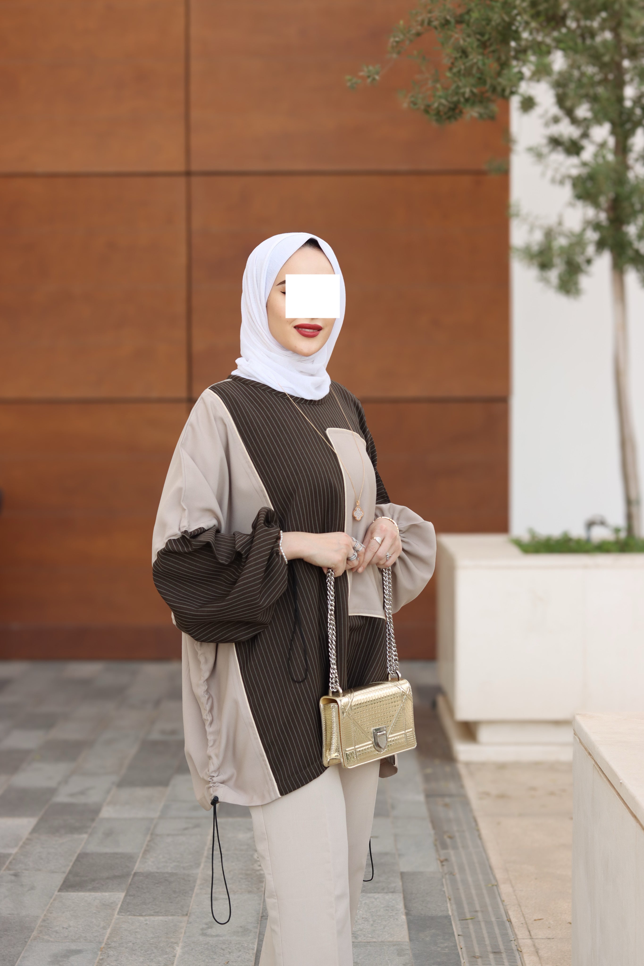 Espresso Harmony Poplin & Chamois Vest Set