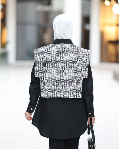 Monochrome Luxe Poplin Shirt