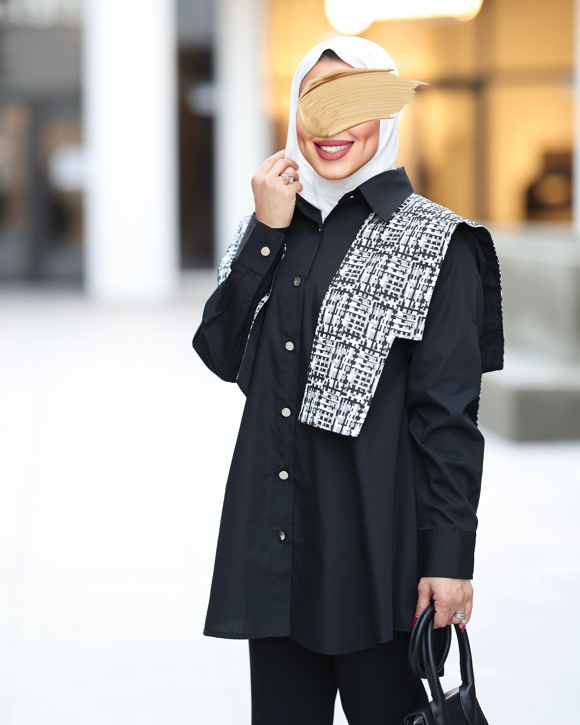 Monochrome Luxe Poplin Shirt