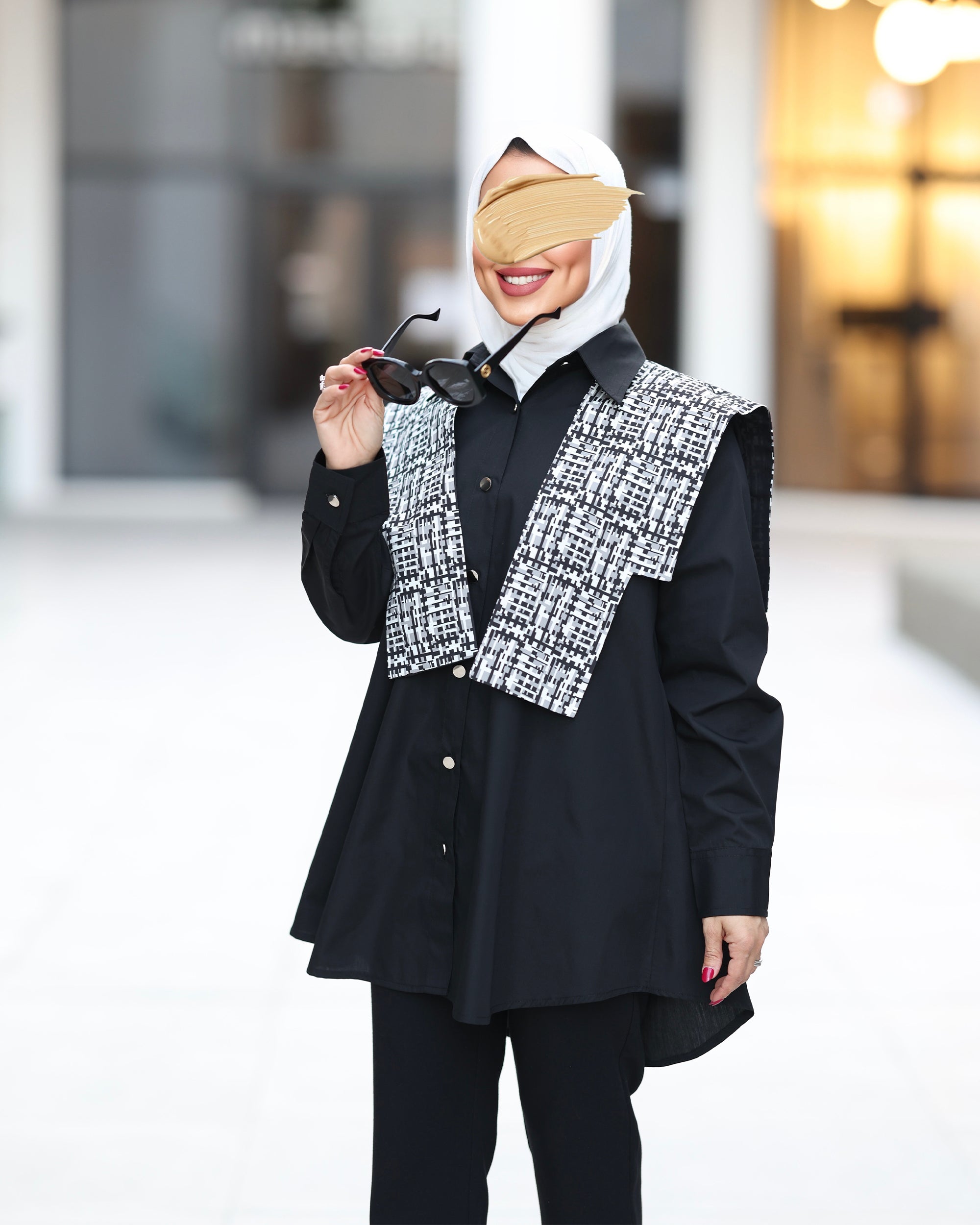 Monochrome Luxe Poplin Shirt