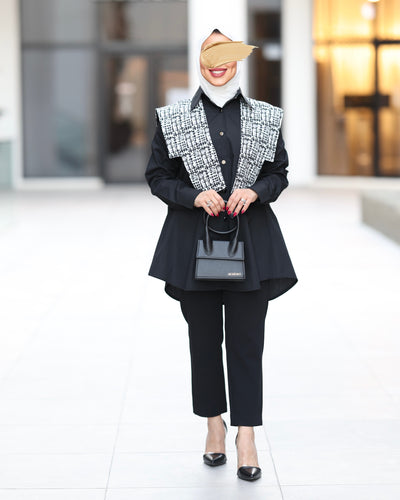 Monochrome Luxe Poplin Shirt