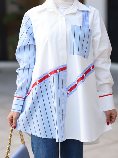 Bold Stripes Poplin Shirt