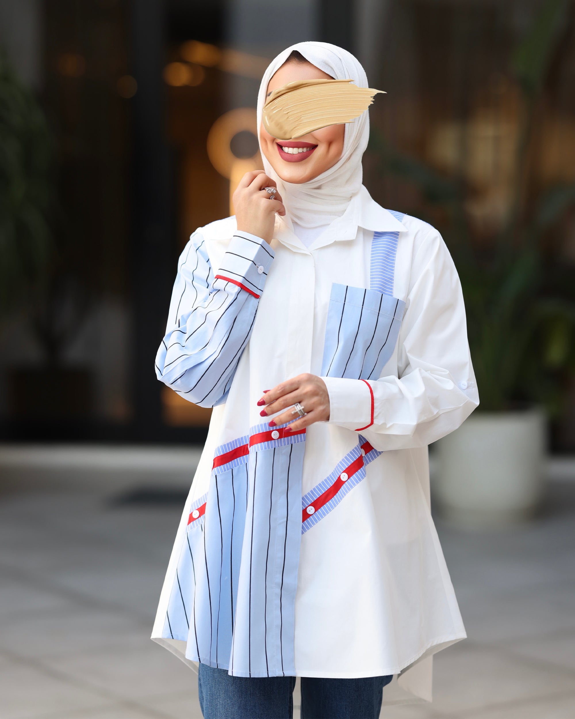 Bold Stripes Poplin Shirt
