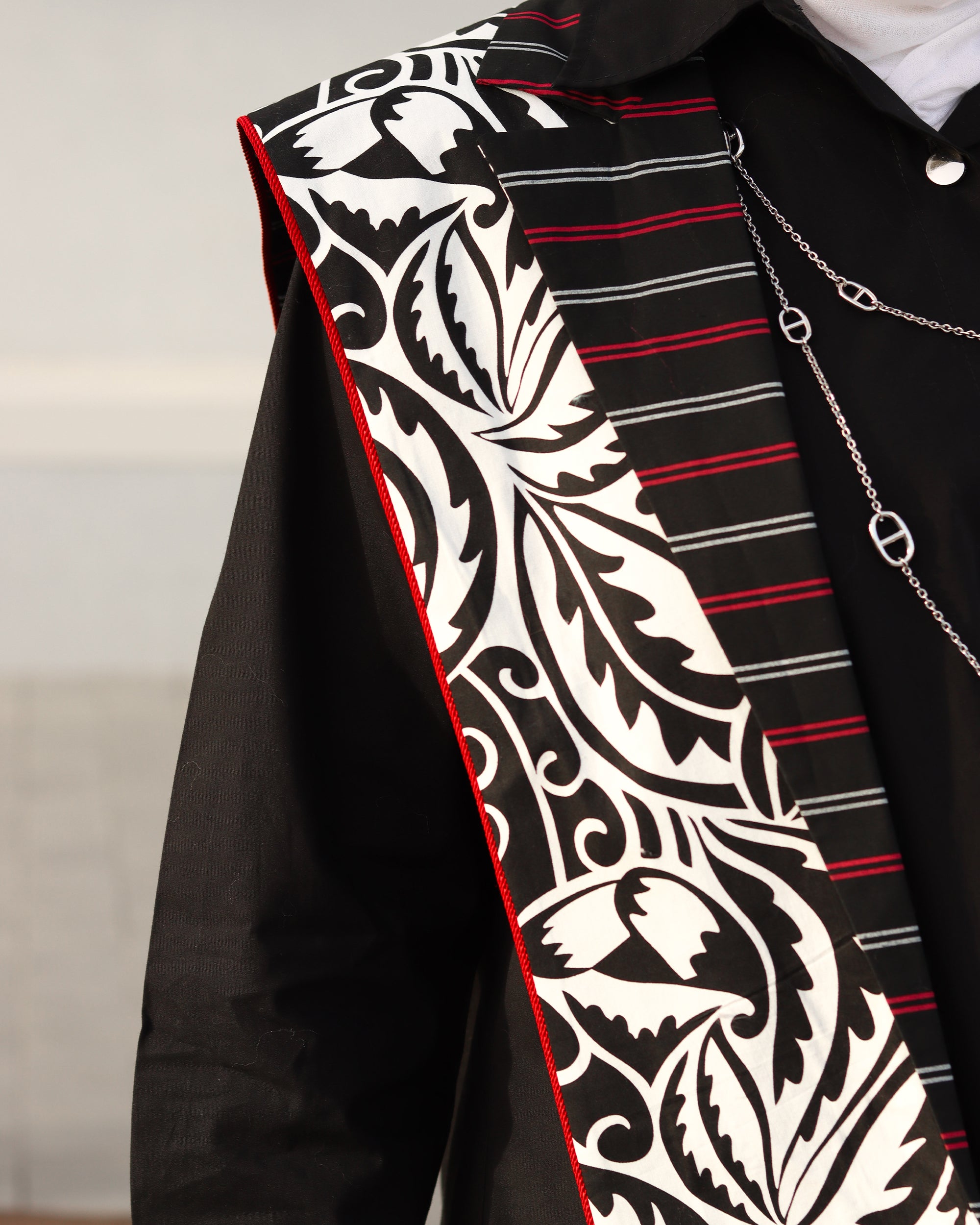 Noir Elegance Poplin Shirt