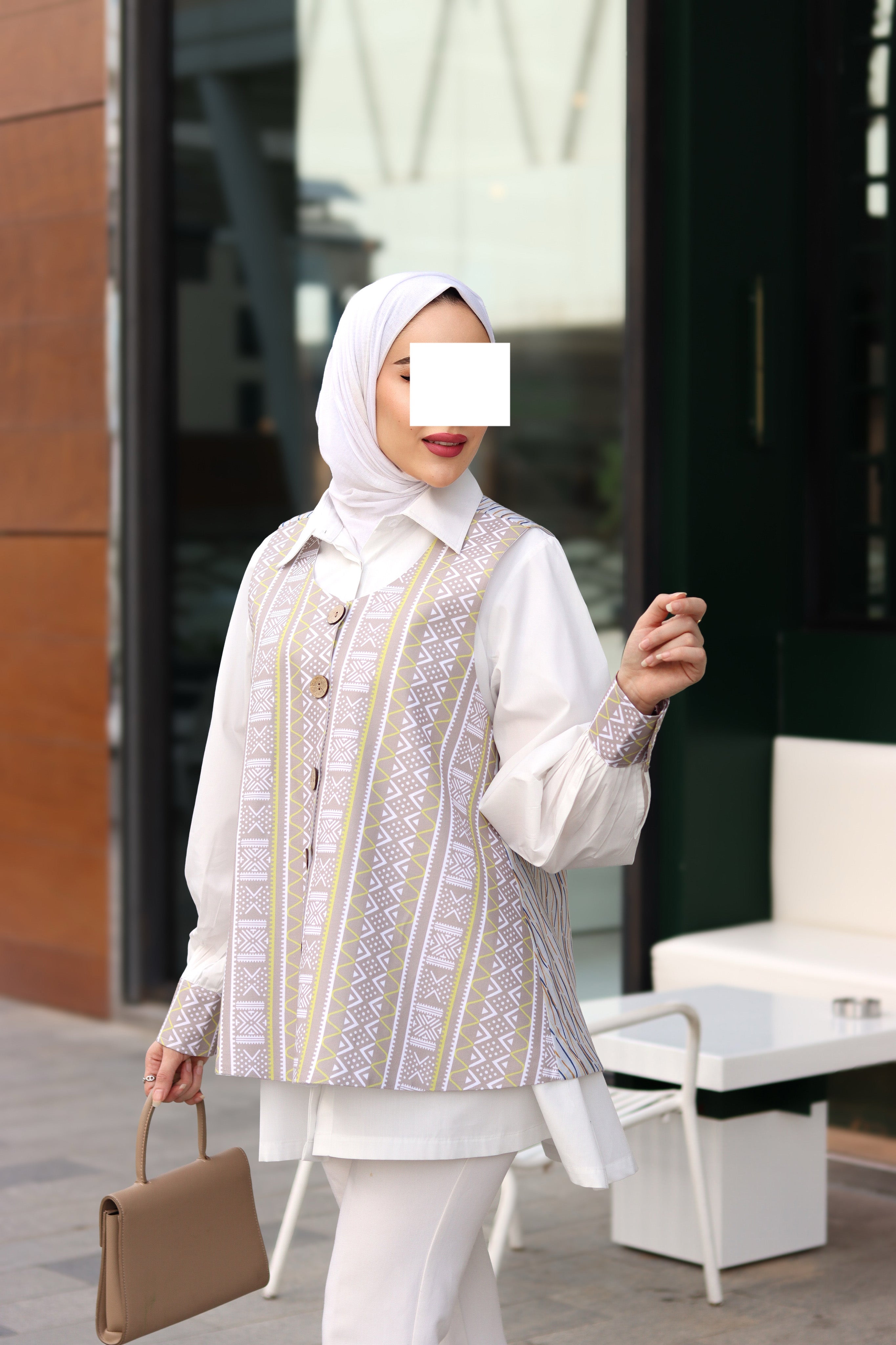 Desert Prism Poplin Shirt & Vest