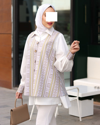 Desert Prism Poplin Shirt & Vest