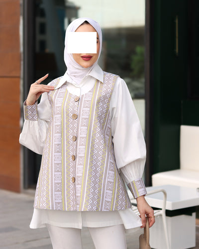 Desert Prism Poplin Shirt & Vest