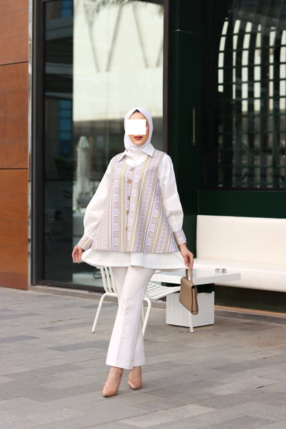 Desert Prism Poplin Shirt & Vest