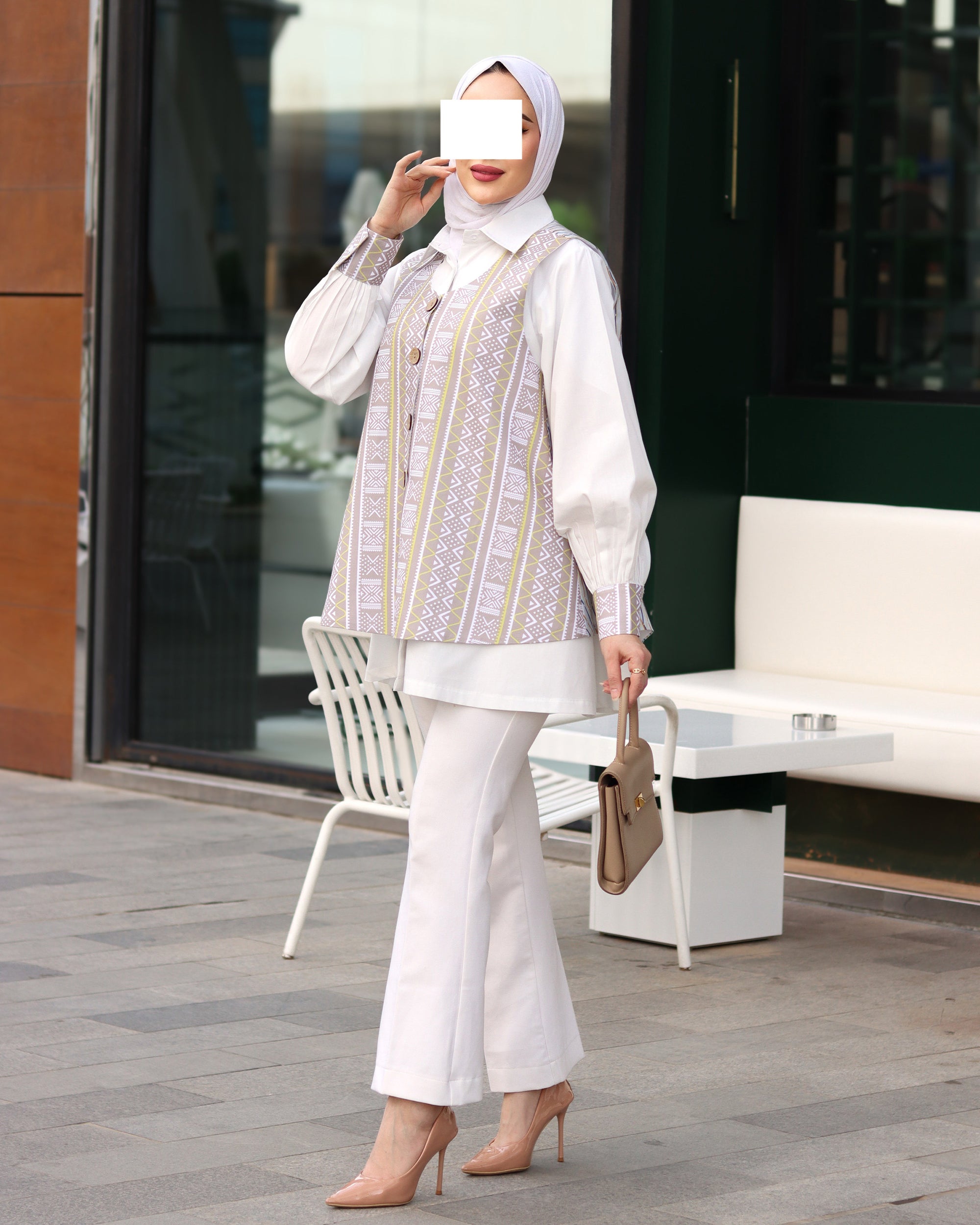 Desert Prism Poplin Shirt & Vest