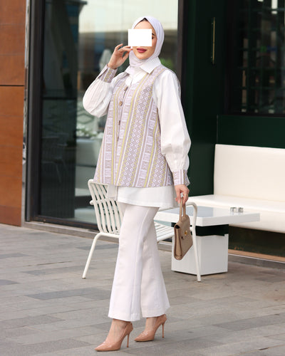 Desert Prism Poplin Shirt & Vest