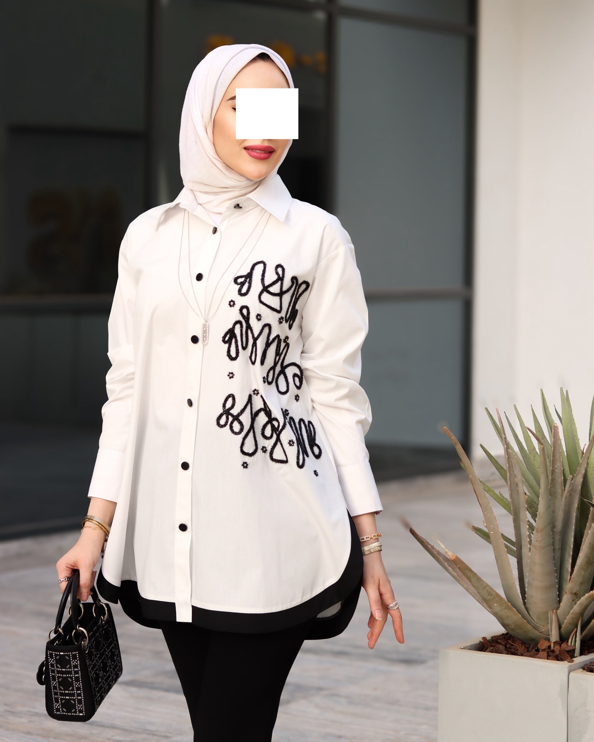 Ink Trace Poplin Shirt