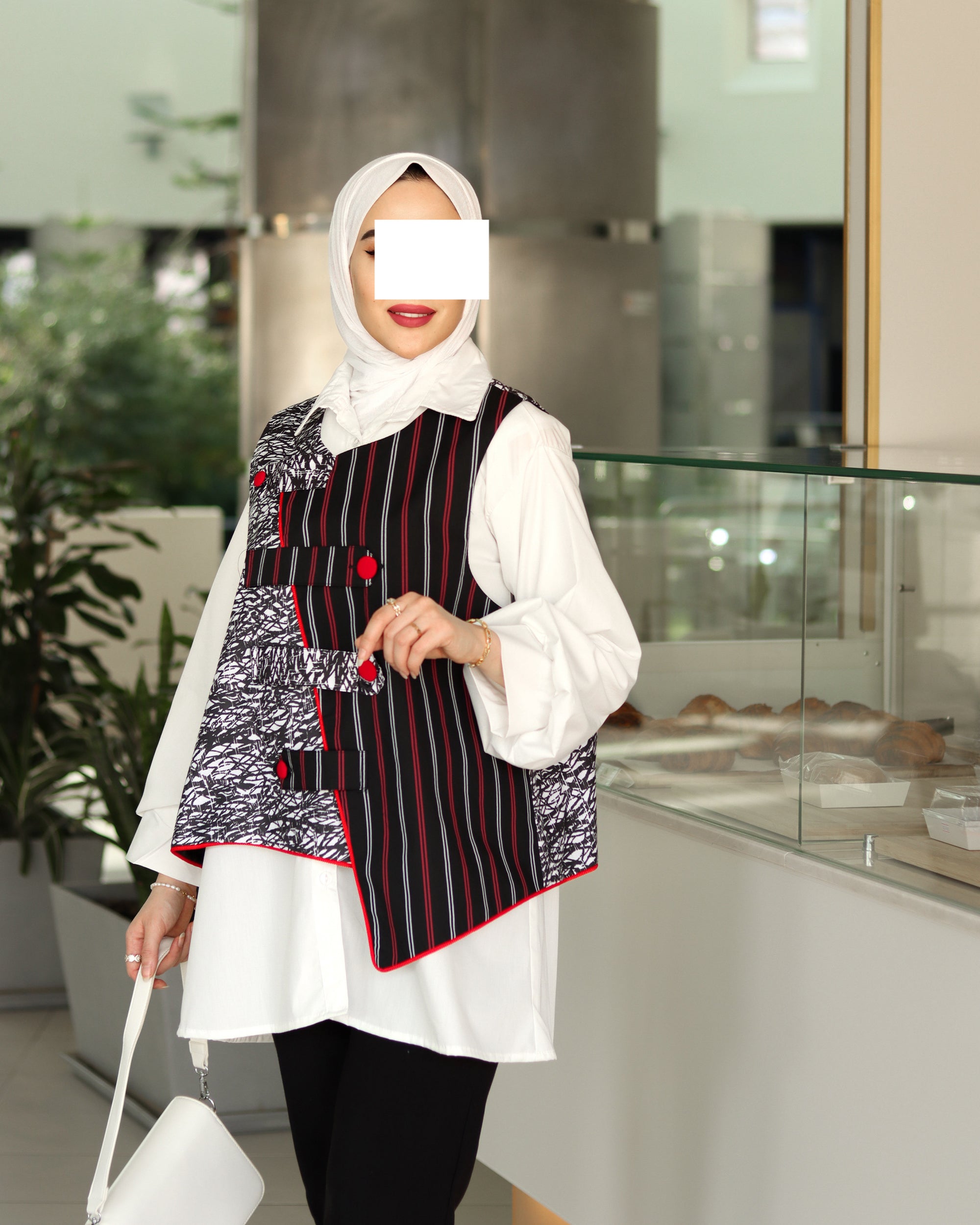 قميص وسترة من البوبلين