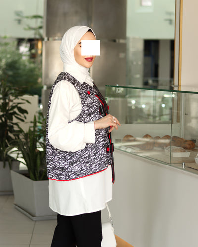 قميص وسترة من البوبلين