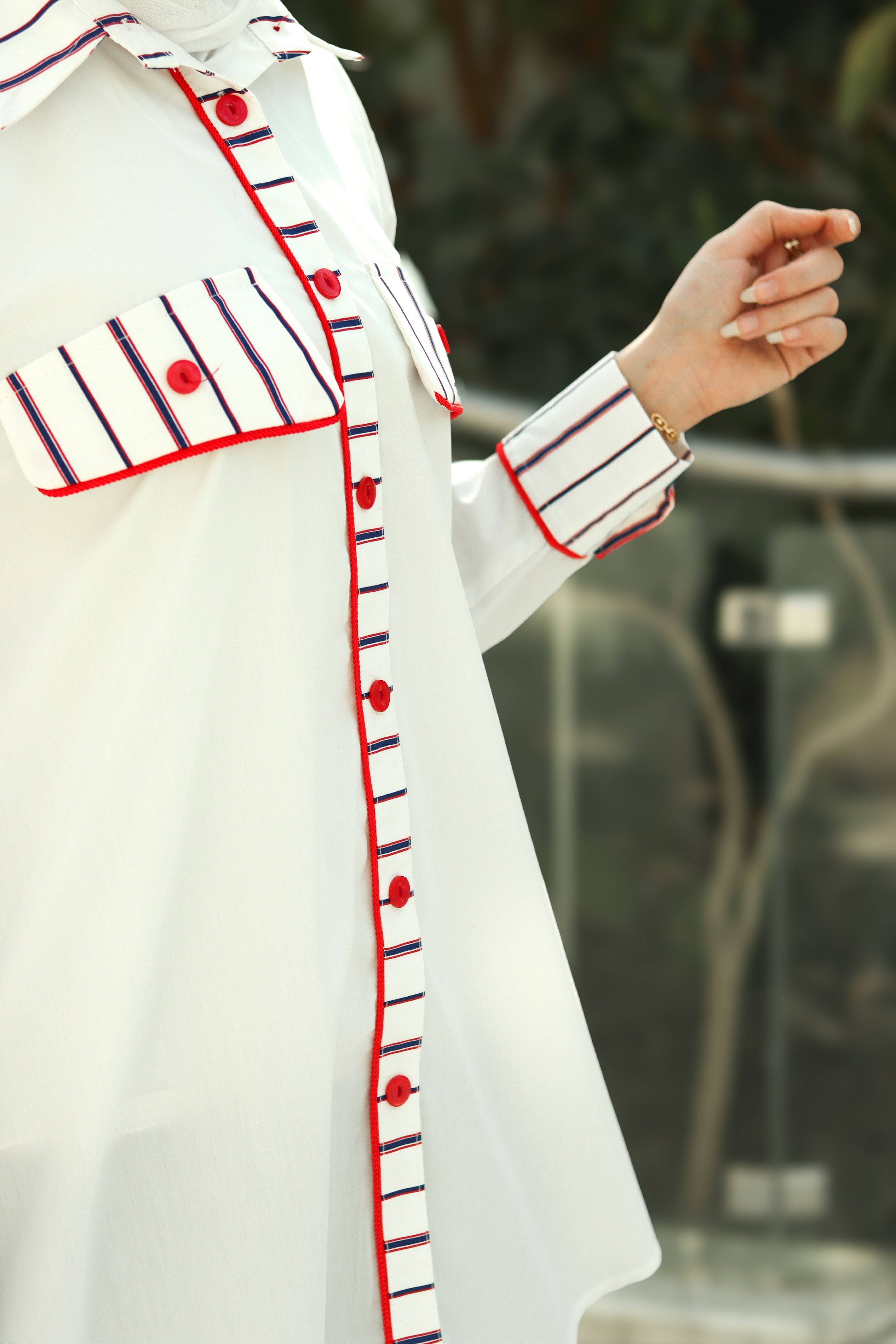Crimson Stitch Poplin Shirt