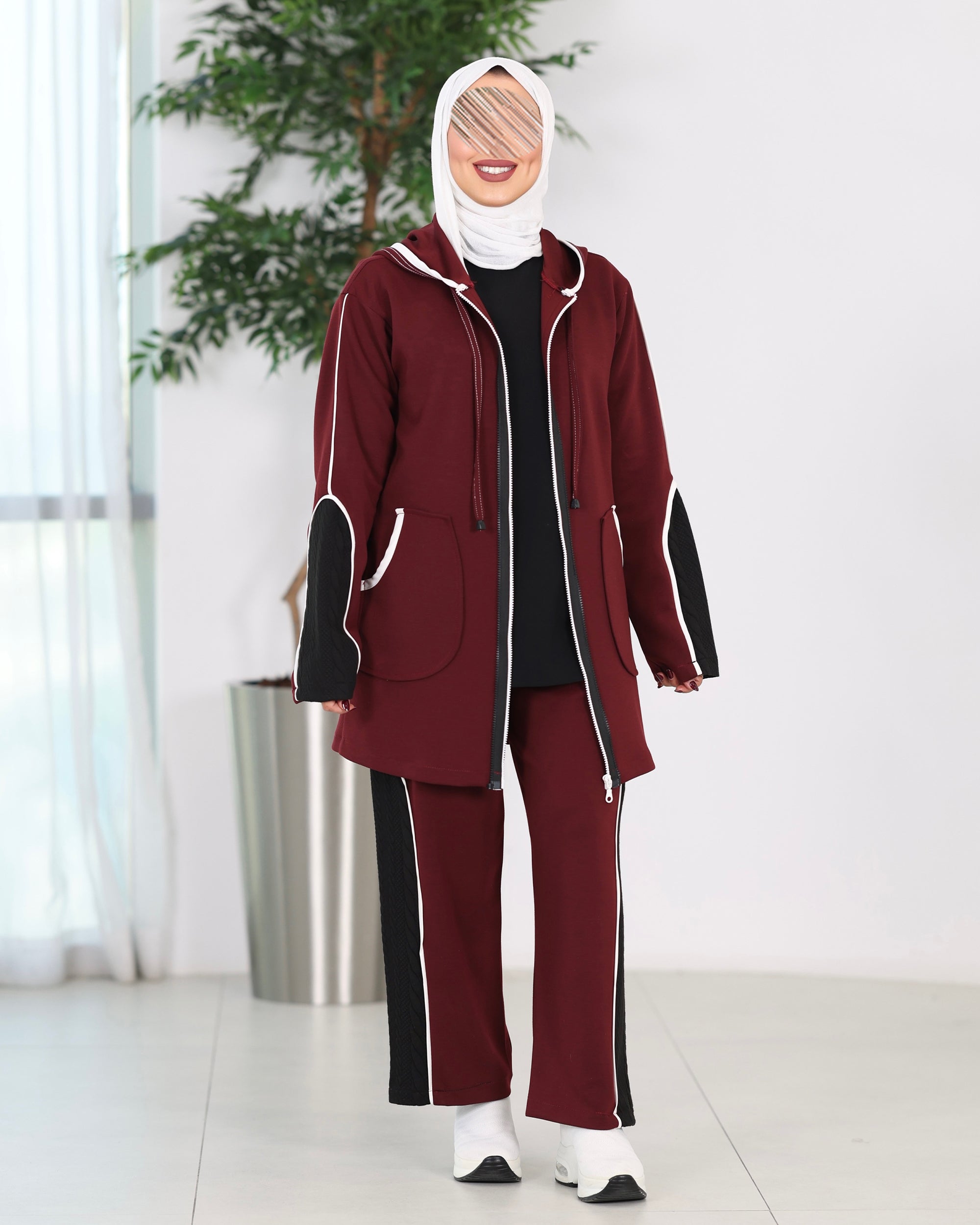 طقم شمويس حركة قرمزي