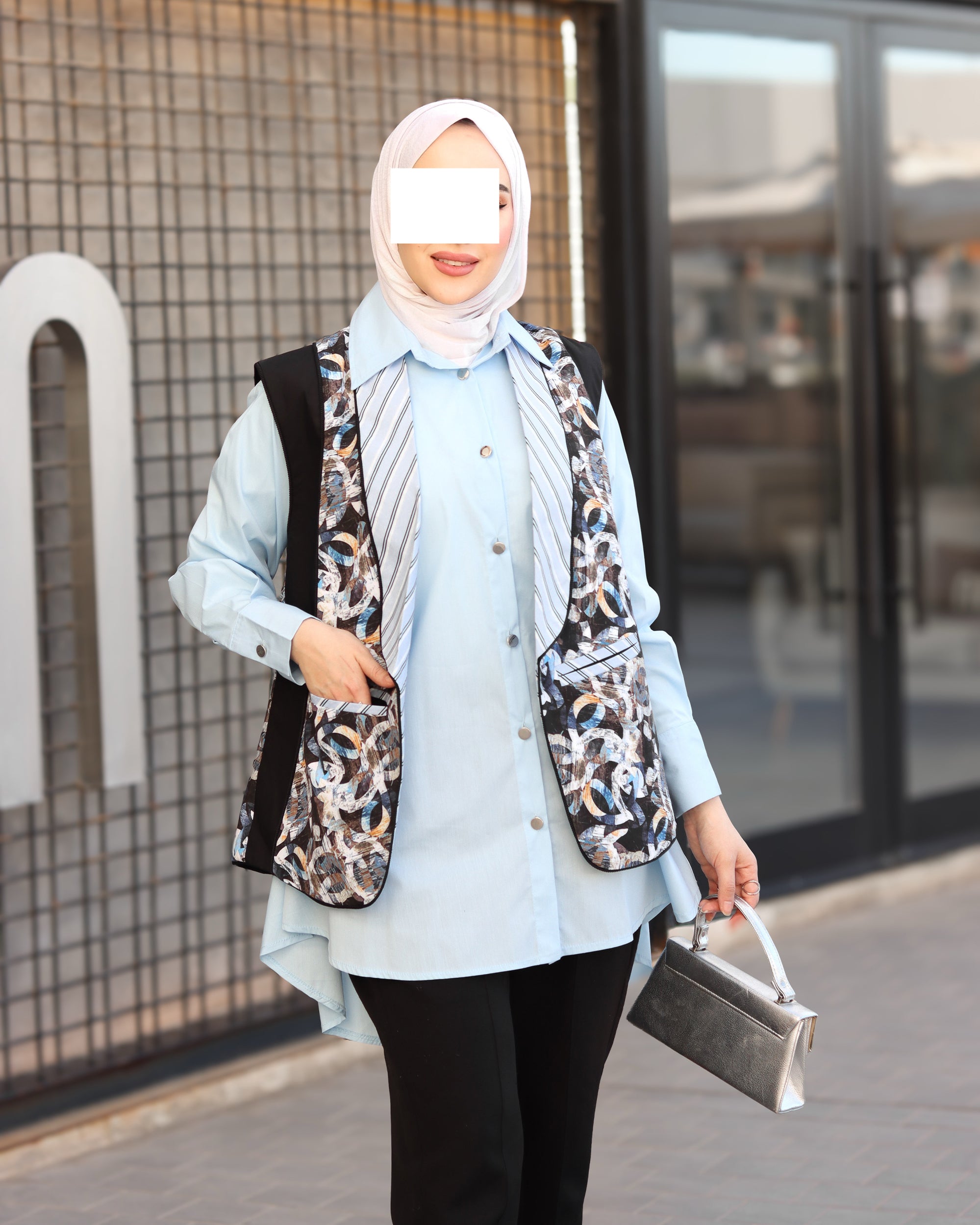 مجموعة سترة بوبلين أوربان موزاييك