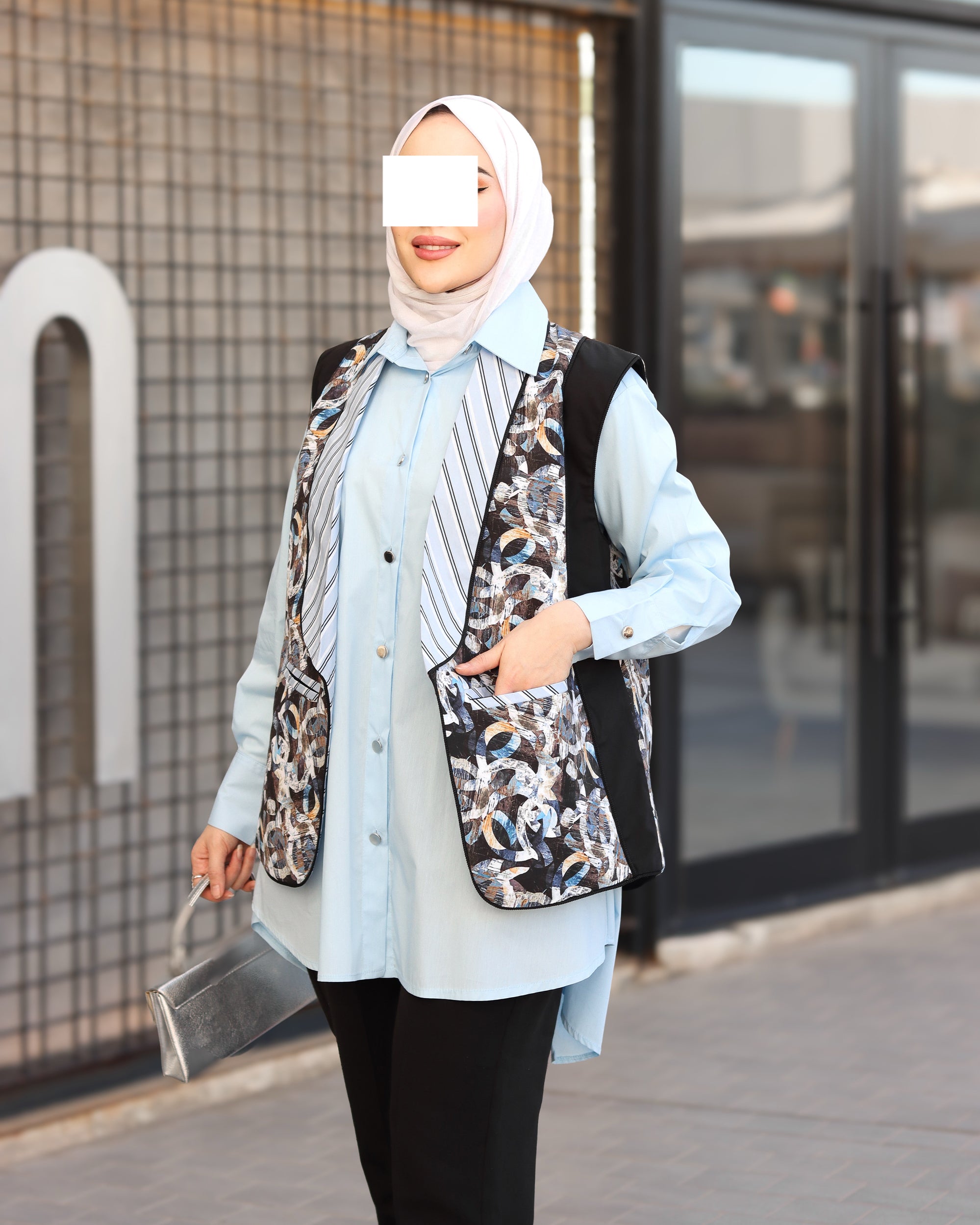 مجموعة سترة بوبلين أوربان موزاييك