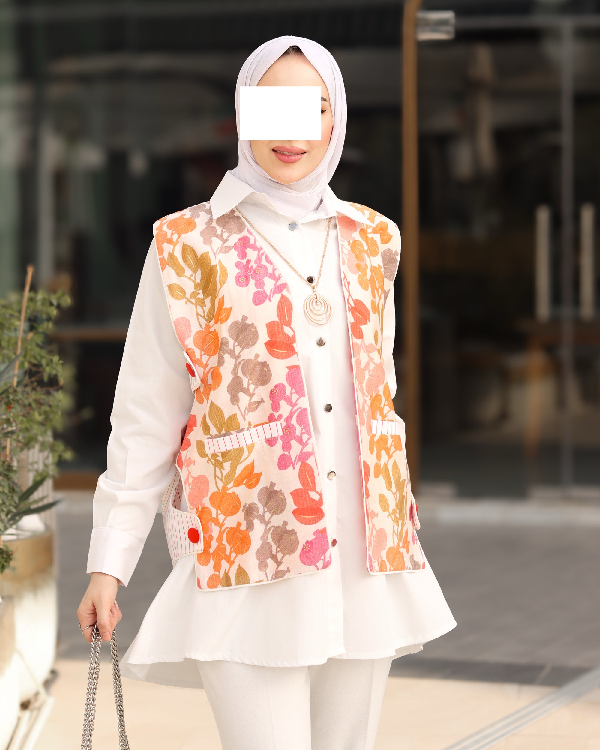 مجموعة سترة بوبلين صن بلوسوم