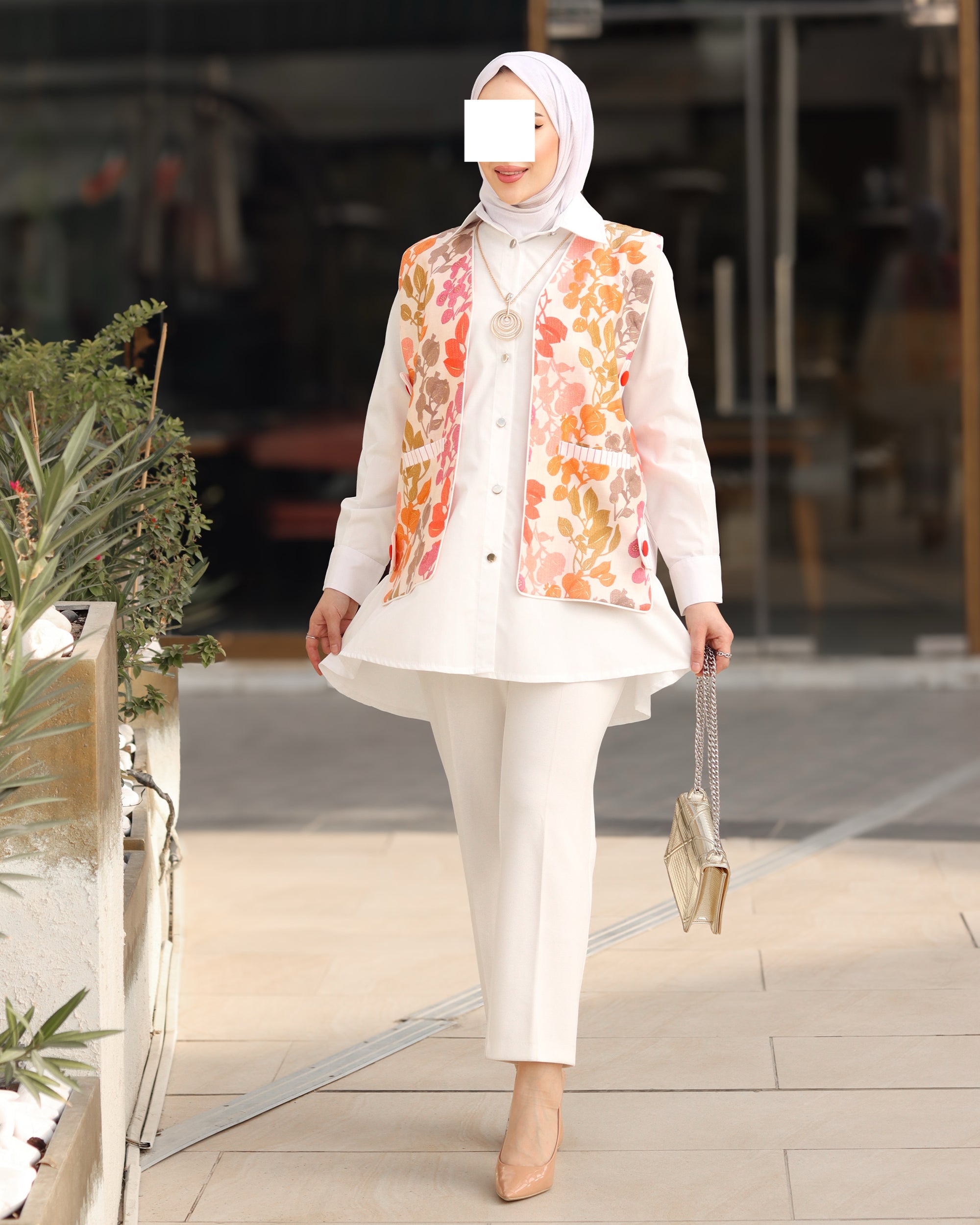 مجموعة سترة بوبلين صن بلوسوم