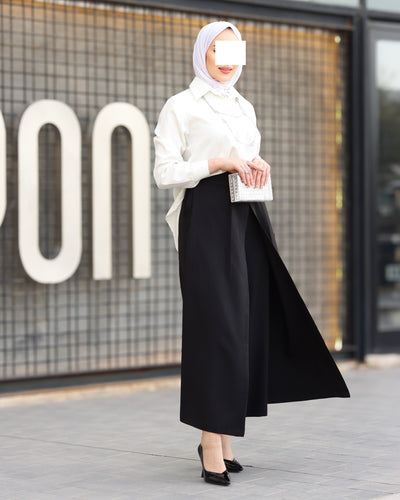 بنطلون باربي ميدنايت بخصر متقاطع