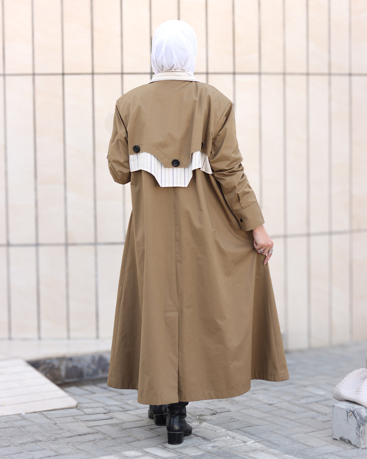 Urban Line Poplin Trench Coat
