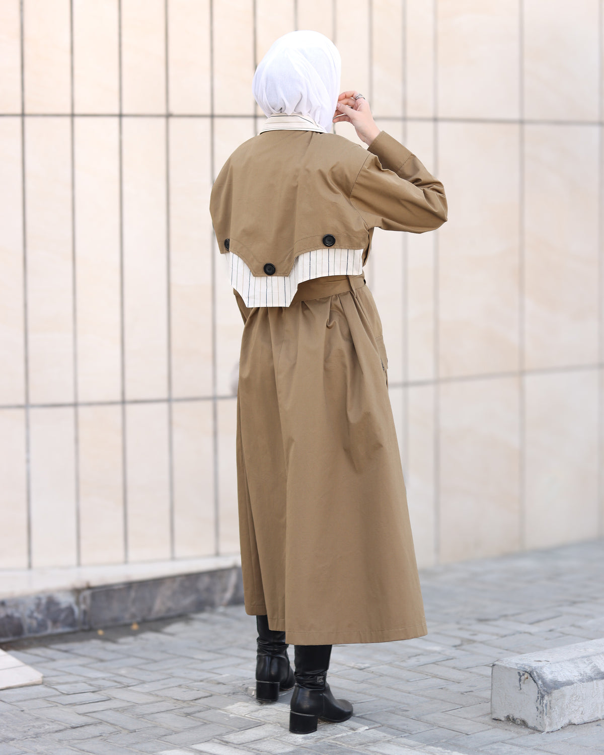 Urban Line Poplin Trench Coat