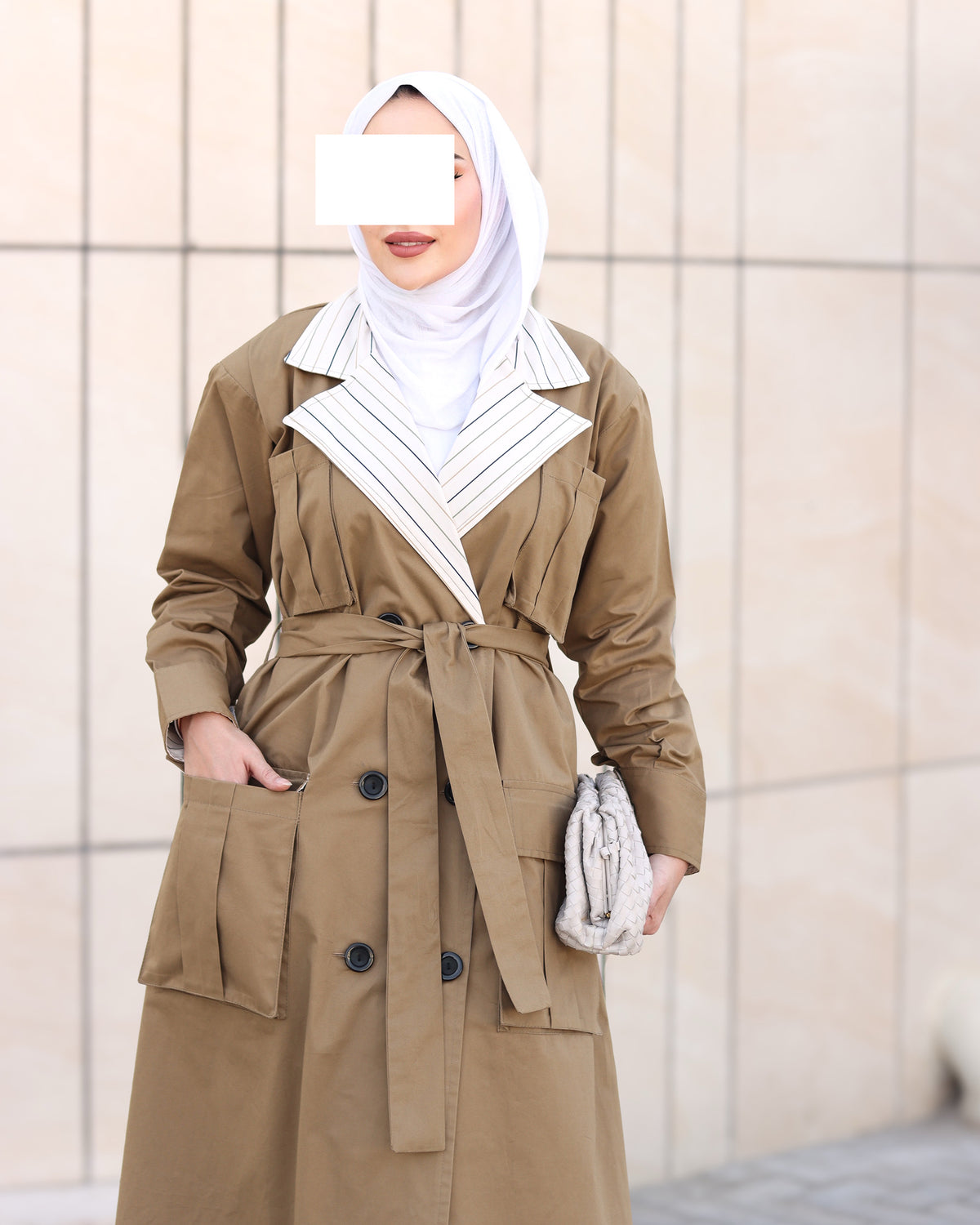 Urban Line Poplin Trench Coat