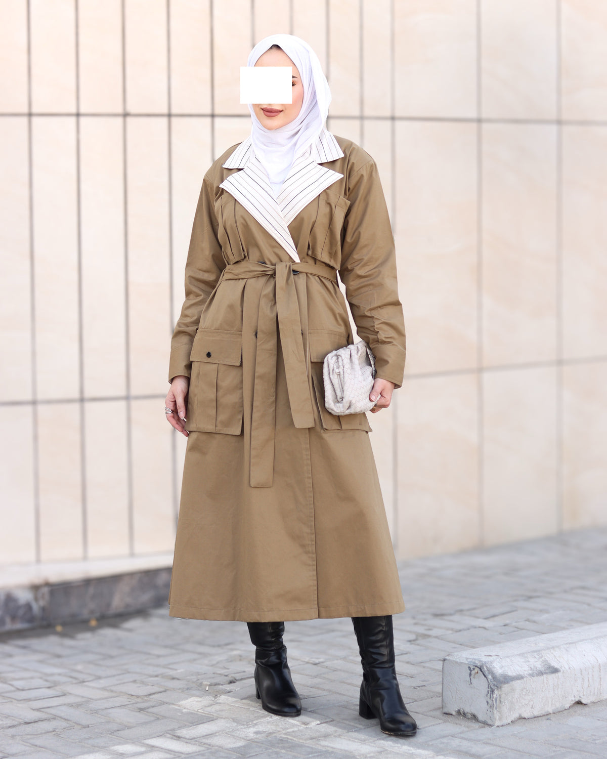 Urban Line Poplin Trench Coat