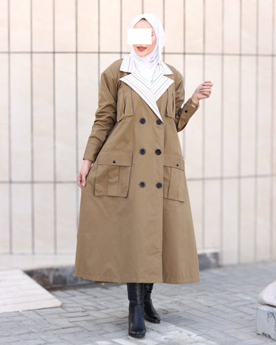 Urban Line Poplin Trench Coat